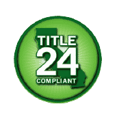 Title 24 Compliant Logo Framed